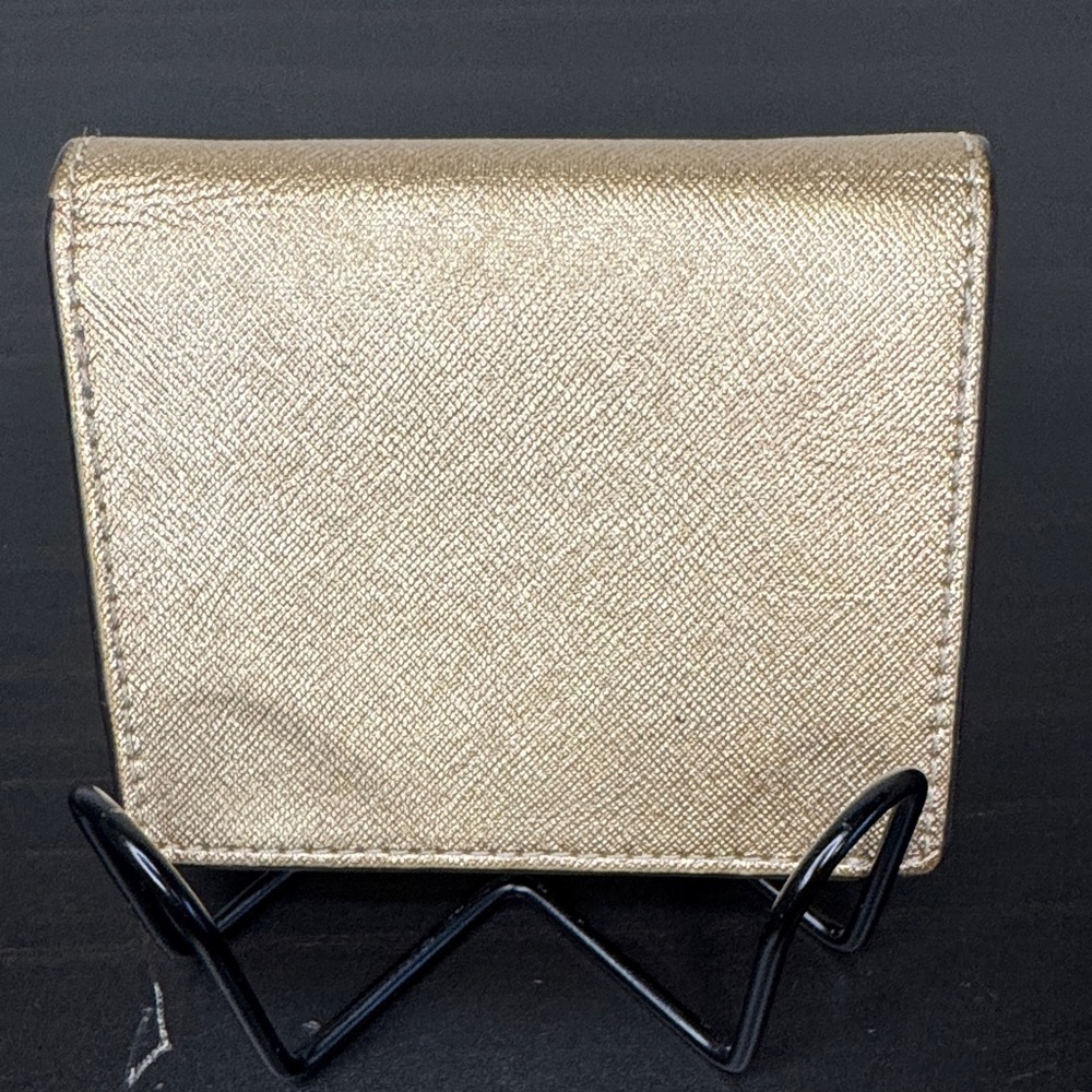 Michael Kors Metallic Gold Card Holder - Picture 2 of 12